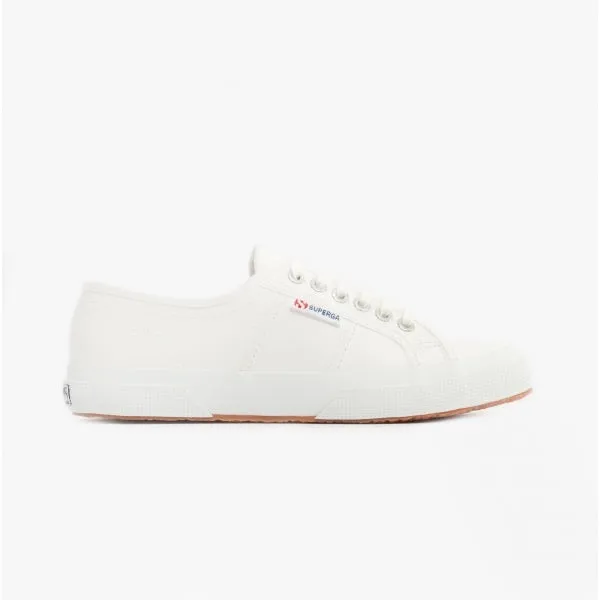 2750 TUMBLED Ladies Leather Trainers White
