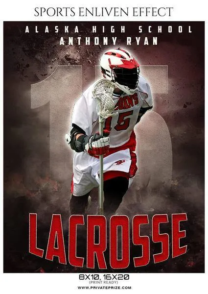 Anthony Ryan - Lacrosse Sports Enliven Effects Photography Template