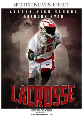 Anthony Ryan - Lacrosse Sports Enliven Effects Photography Template