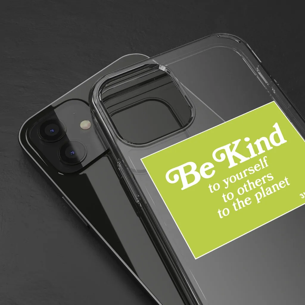 Be Kind Green Sticker Phone Case