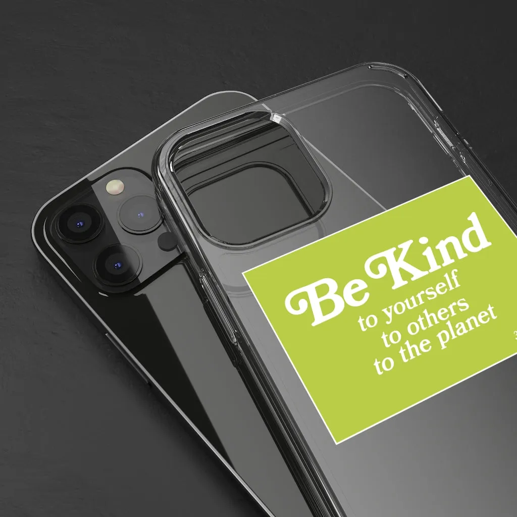 Be Kind Green Sticker Phone Case