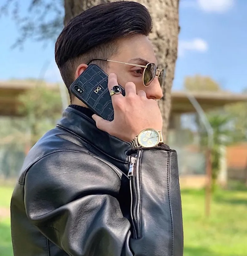 Black Croc iPhone XR Case