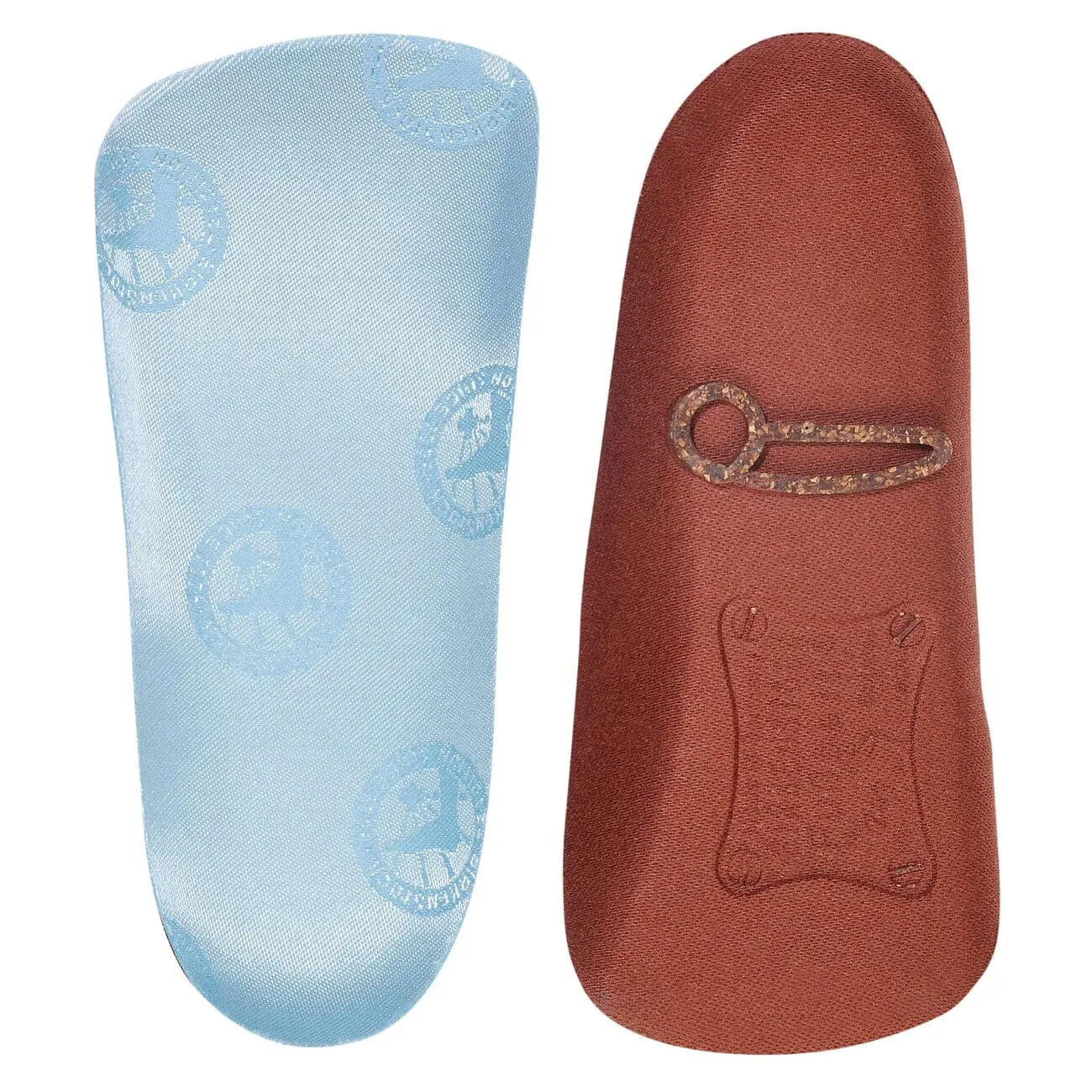 Blue Footbed Textile Medium Blue
