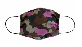Camouflage Purple Fabric Face Mask (Adult/Child)