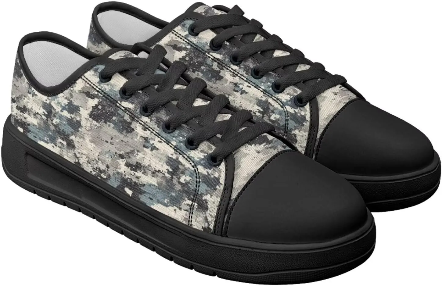 Canvar Shoes for Women Men Lace up Low Top Platform Sneakers for Walking Hiking Running