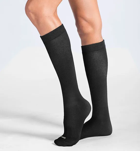 Cotton Everyday Compression Socks (15-20mmHg) - Solids - 6 Pack