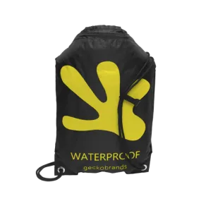 Drawstring WP Backpack - Black/Yellow