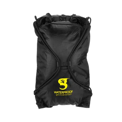 Drawstring WP Backpack - Black/Yellow