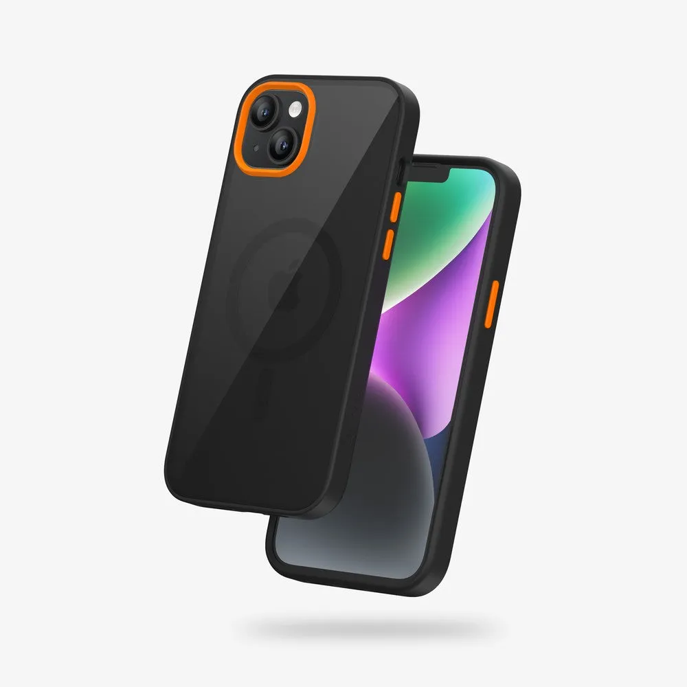 FLOLAB Surtect Tri-Fusion Magnetic for iPhone 14 Series Phone Case Black Black