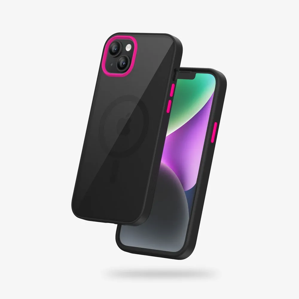 FLOLAB Surtect Tri-Fusion Magnetic for iPhone 14 Series Phone Case Black Black