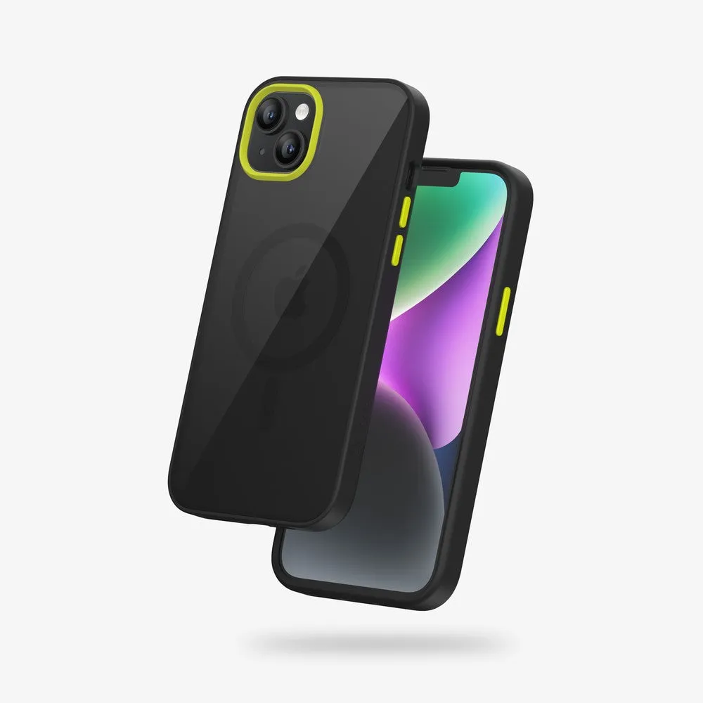 FLOLAB Surtect Tri-Fusion Magnetic for iPhone 14 Series Phone Case Black Black