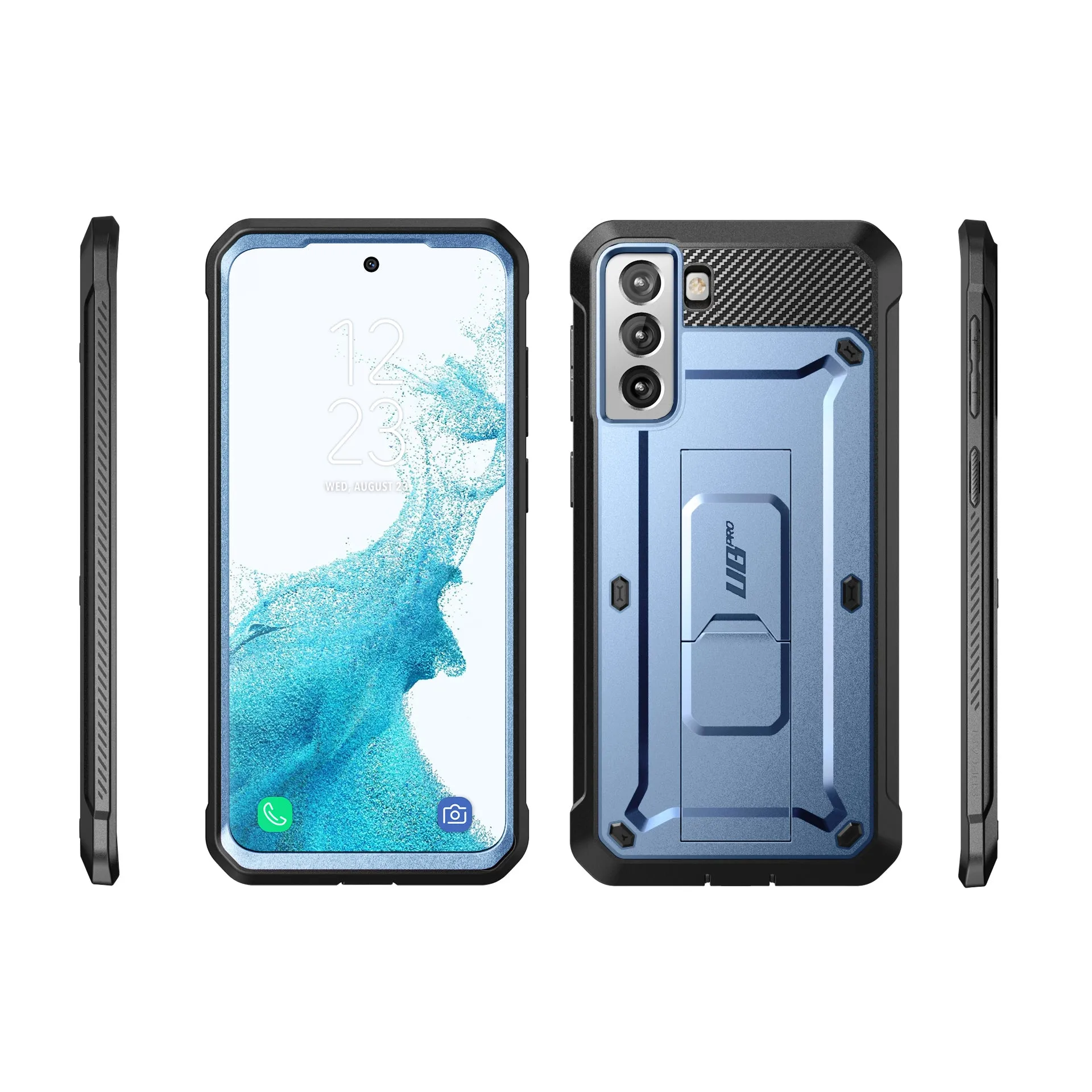 Galaxy S22 Plus Unicorn Beetle PRO Rugged Case-Metallic Blue