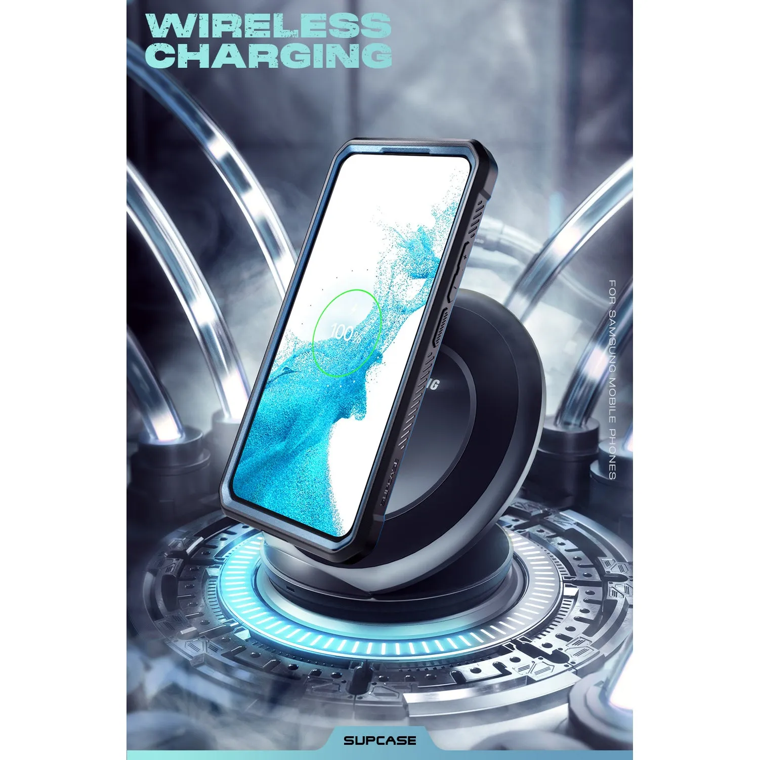 Galaxy S22 Plus Unicorn Beetle PRO Rugged Case-Metallic Blue