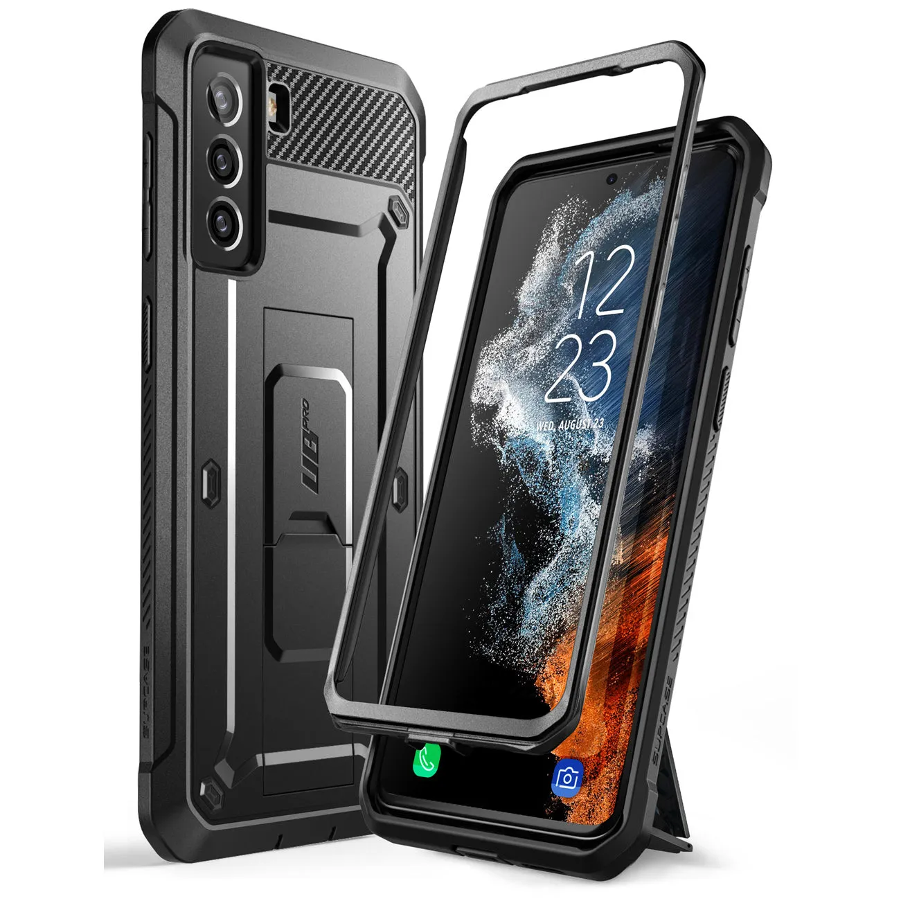 Galaxy S22 Unicorn Beetle PRO Rugged Case-Black