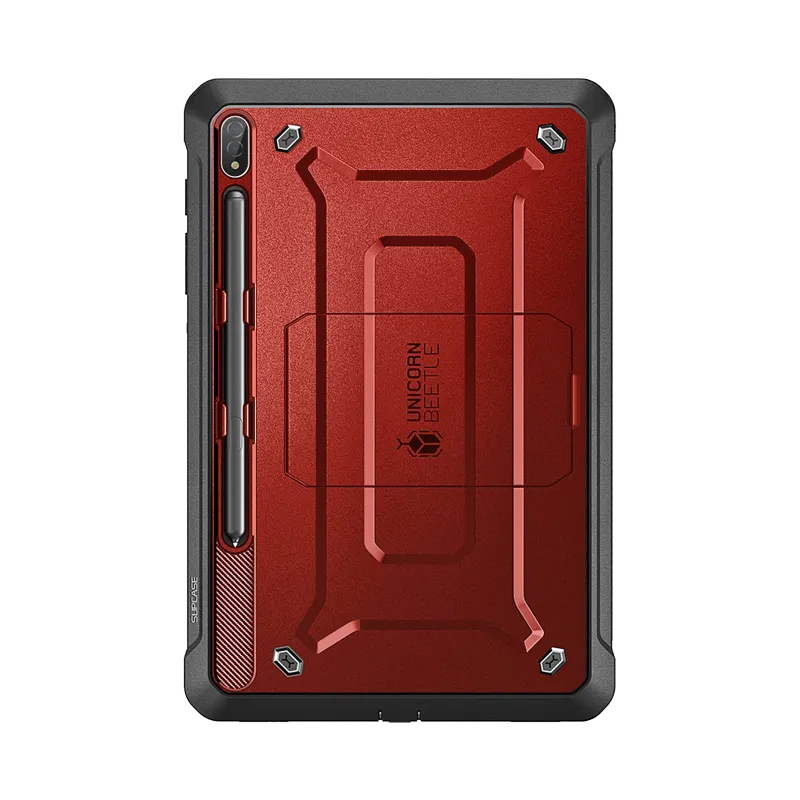 Galaxy Tab S8 Ultra (2022) Unicorn Beetle Pro Rugged Case-Metallic Red
