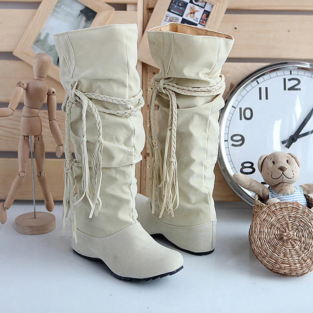 Heighten Platforms Thigh High Tessals Boots
