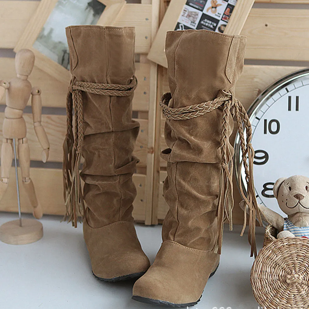 Heighten Platforms Thigh High Tessals Boots