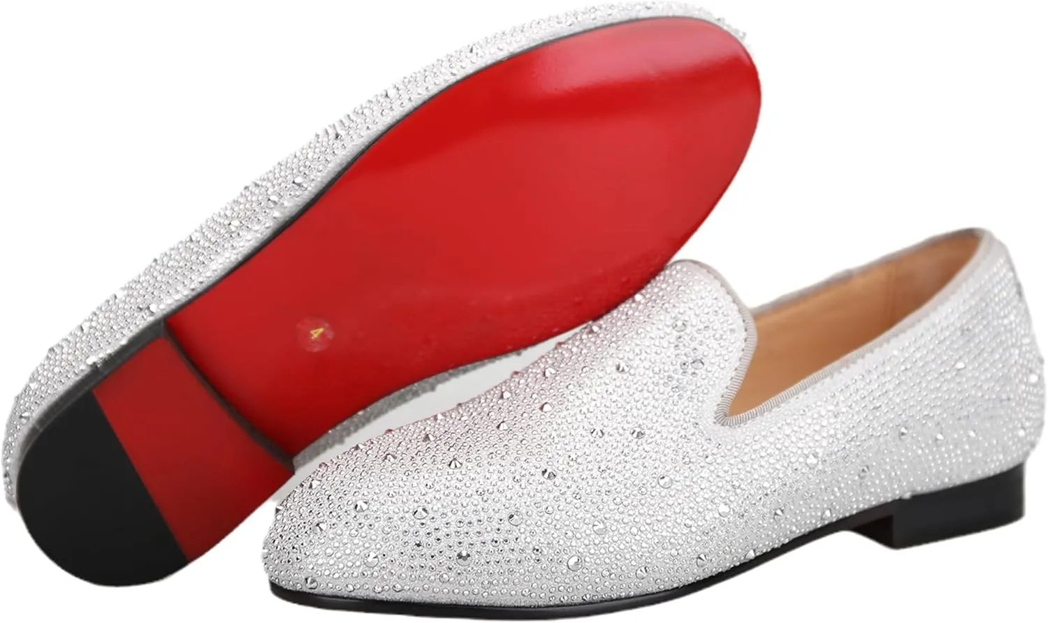 HI&HANN Toddler Boys Spiked Leather Loafers Tasseled Dress Shoes Little Kid Leather Shoes Slip On Parent-Child Loafer Flats Shoes Matching Outfits