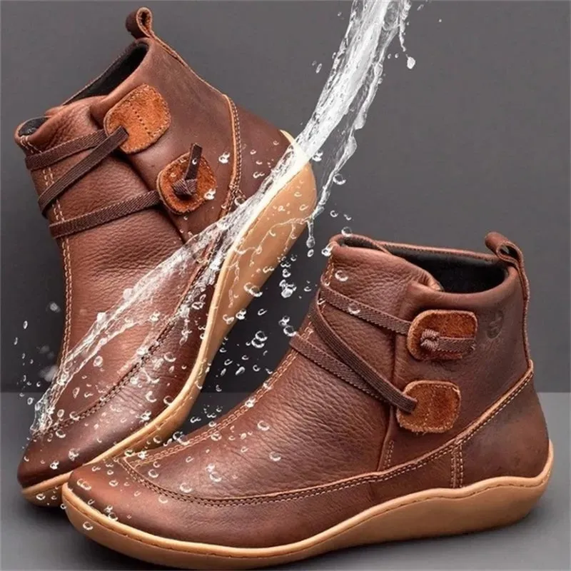 Jane - Casual vintage style short ankle boots for women