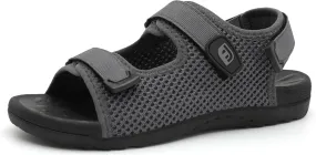 JOINFREE Womens Orthopedic Walking Hiking Sandals Adjustable Open Toe Sports Water Sandals with Plantar Fasciitis Arch Support Thick Athletic Cushion Outdoor Beach Sandals