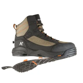 Korkers FB4810-11 Greenback Felt/Kling-On Sole Wading Boots for Men - 11 Medium