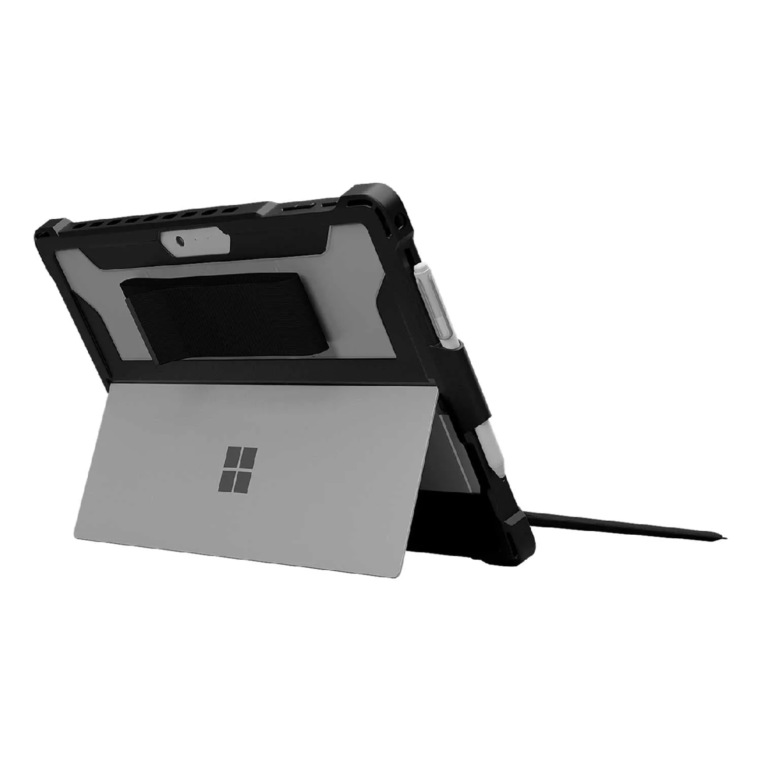 MAXCases Extreme Microsoft Surface Pro 5/6/7 12.3" Open Kickstand Design Black