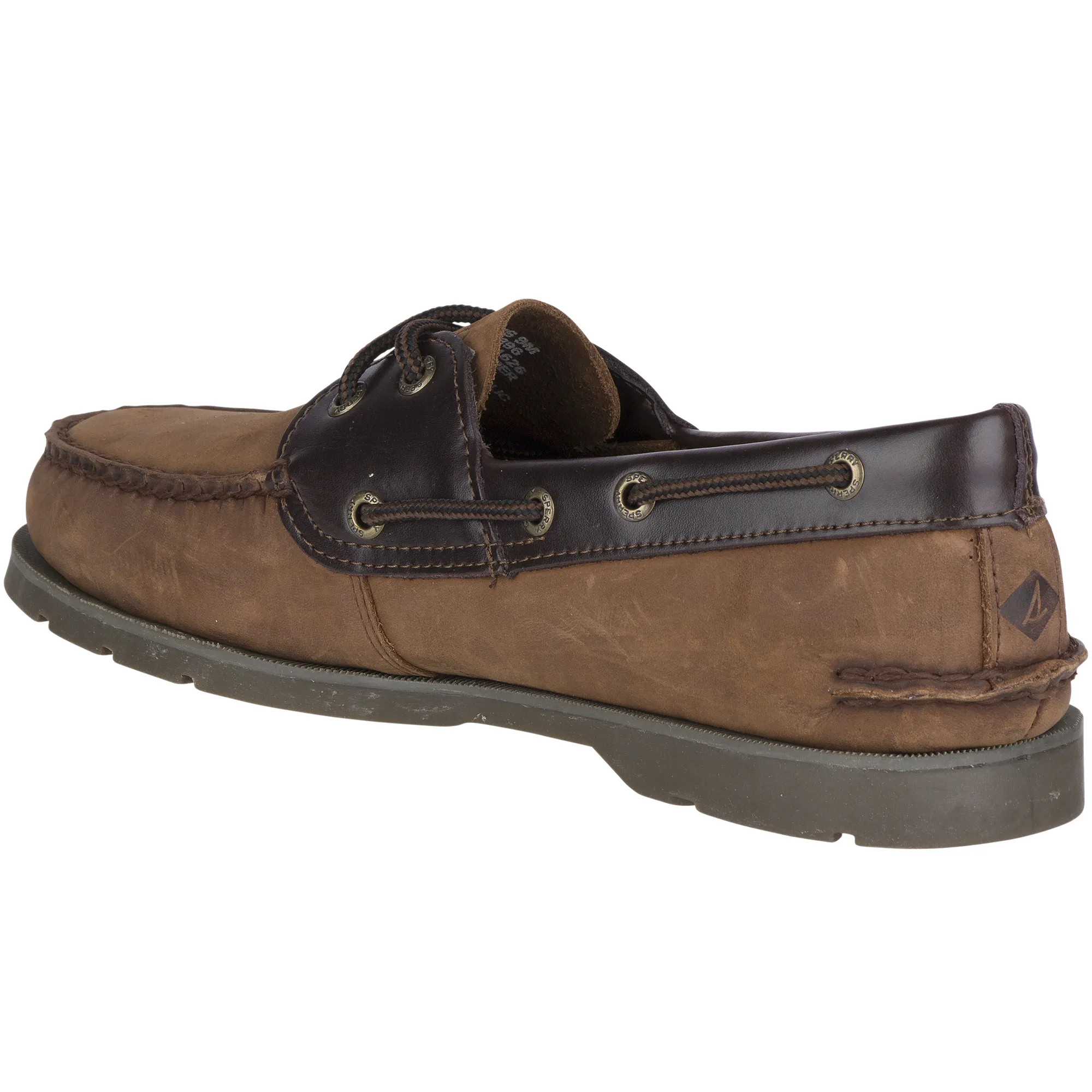 Men's Leeward 2-Eye Boat Shoe - Brown Buck (0777896)