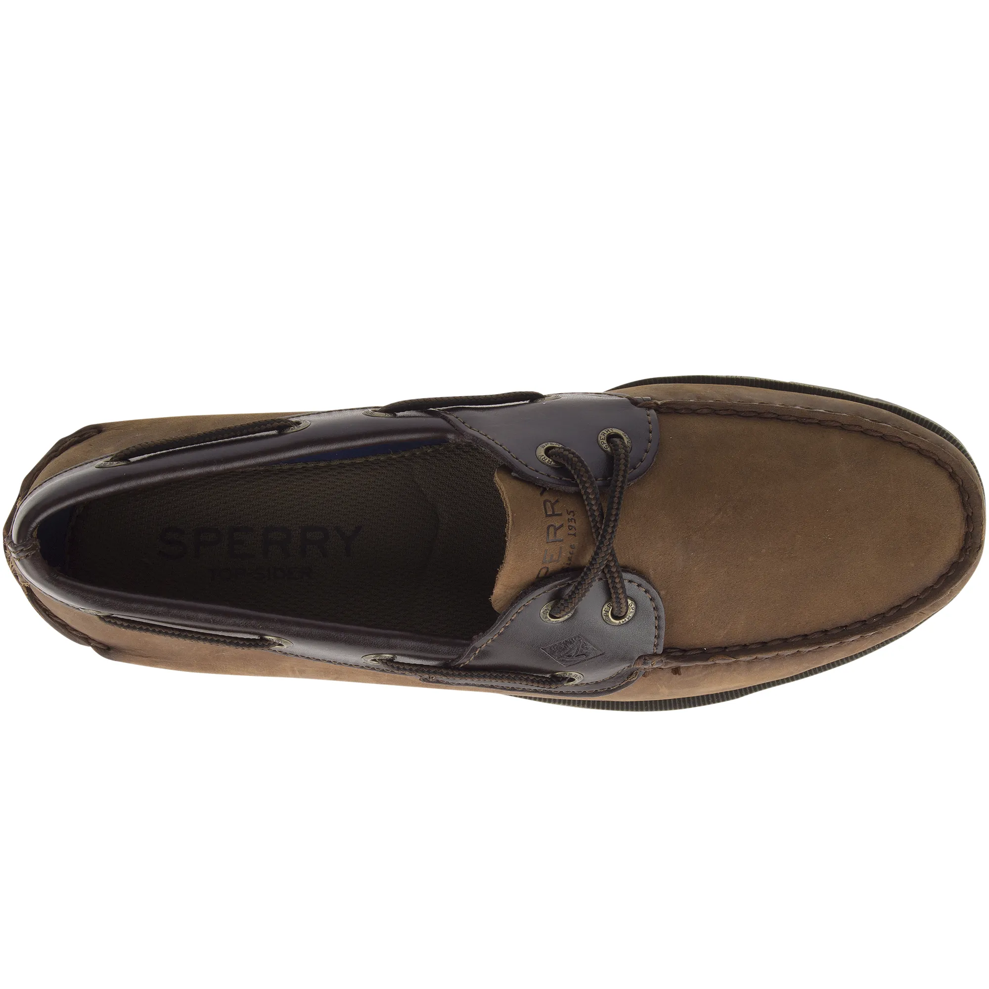 Men's Leeward 2-Eye Boat Shoe - Brown Buck (0777896)
