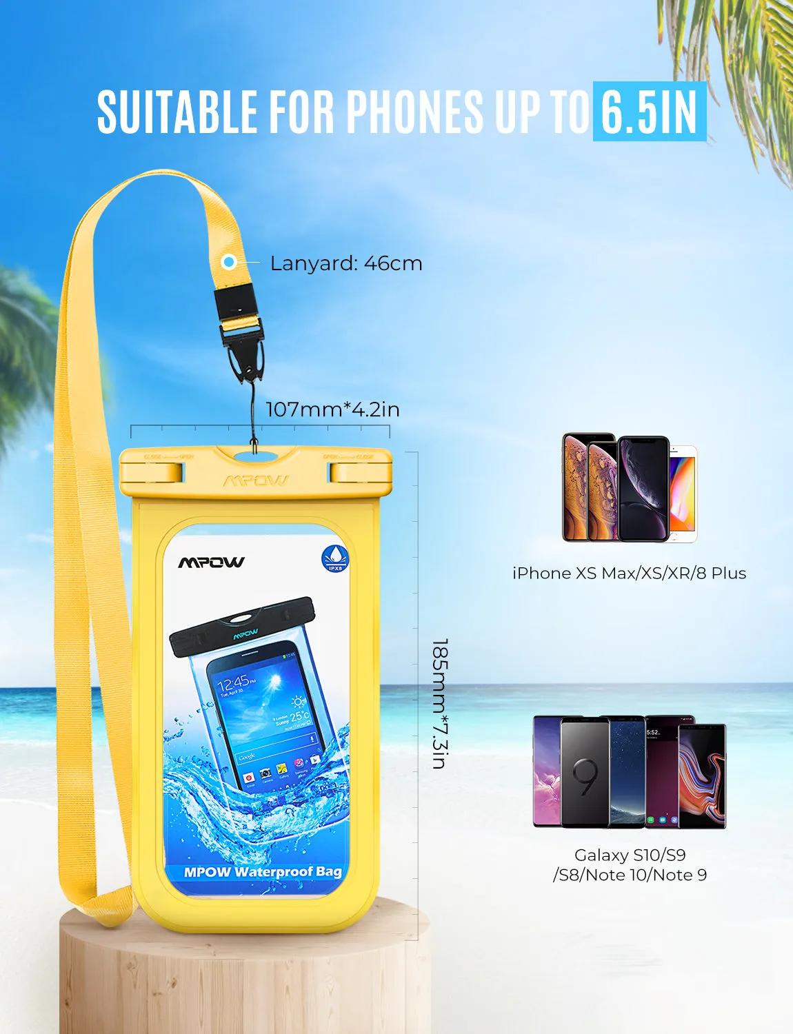 Mpow PA089A Waterproof Phone Pouch