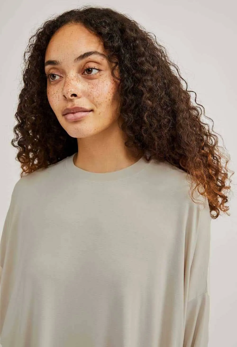 Oversized 3/4 Sleeve Top