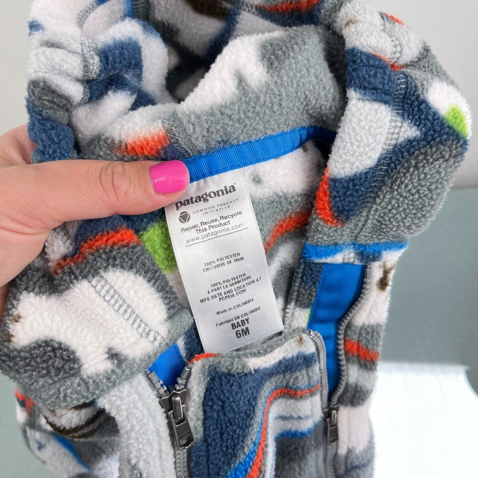 Patagonia Convertible Fleece Bunting Snow Suit 6 Months