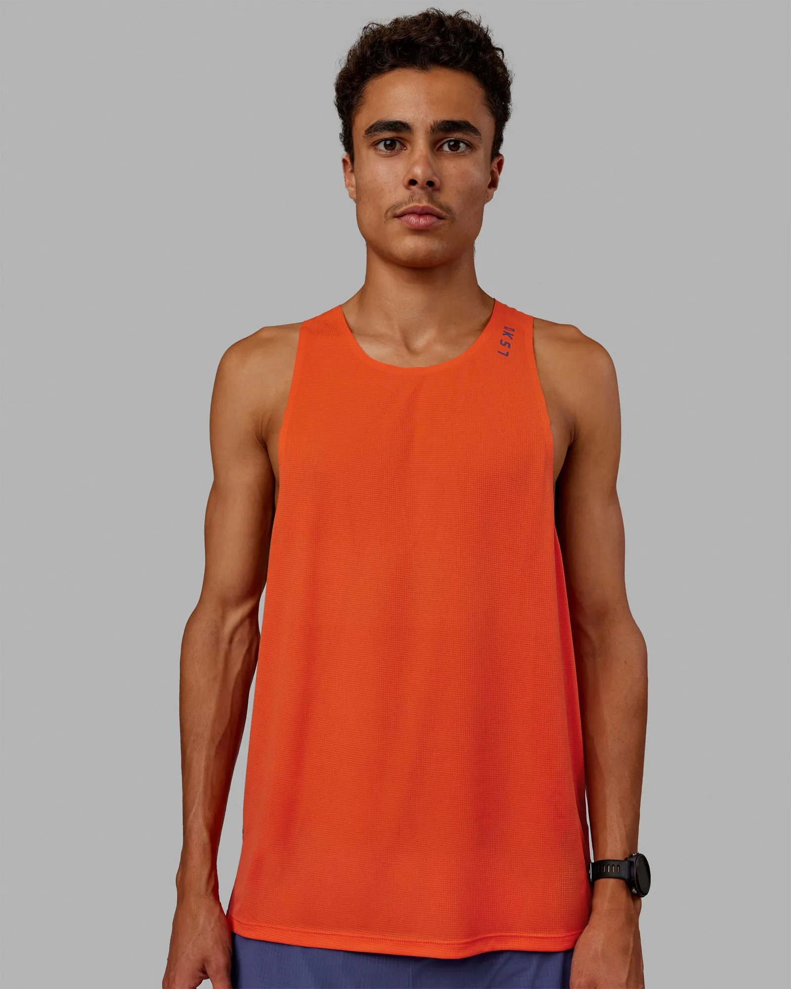 Race Day Tank - Ultra Orange-Future Dusk