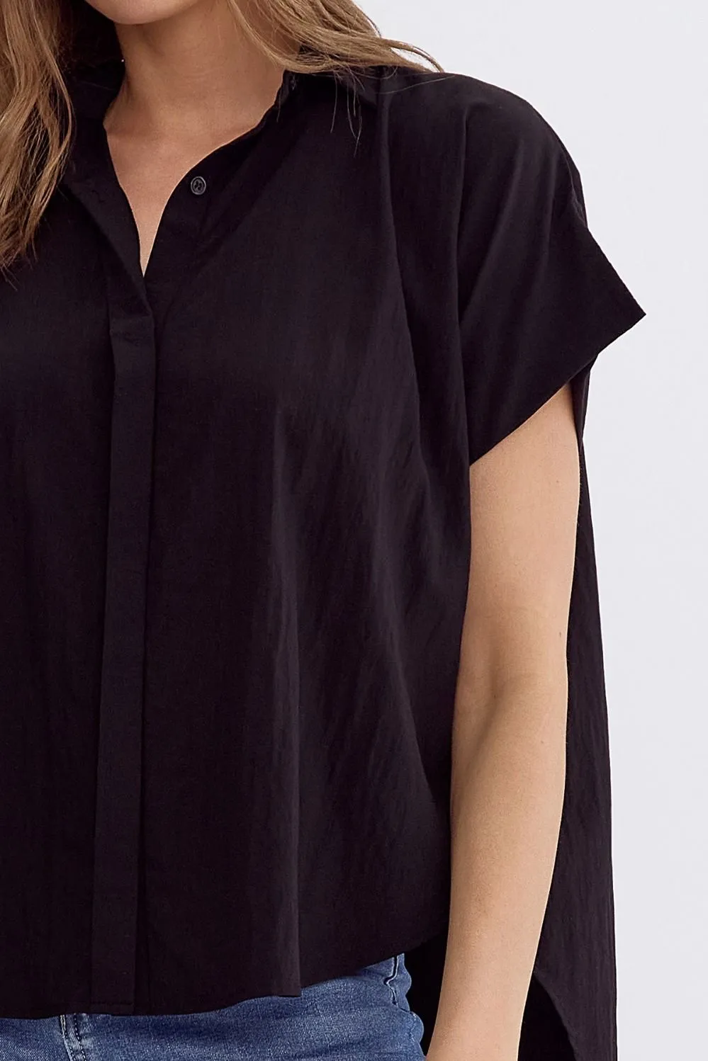 'Speak Now' Top - Black