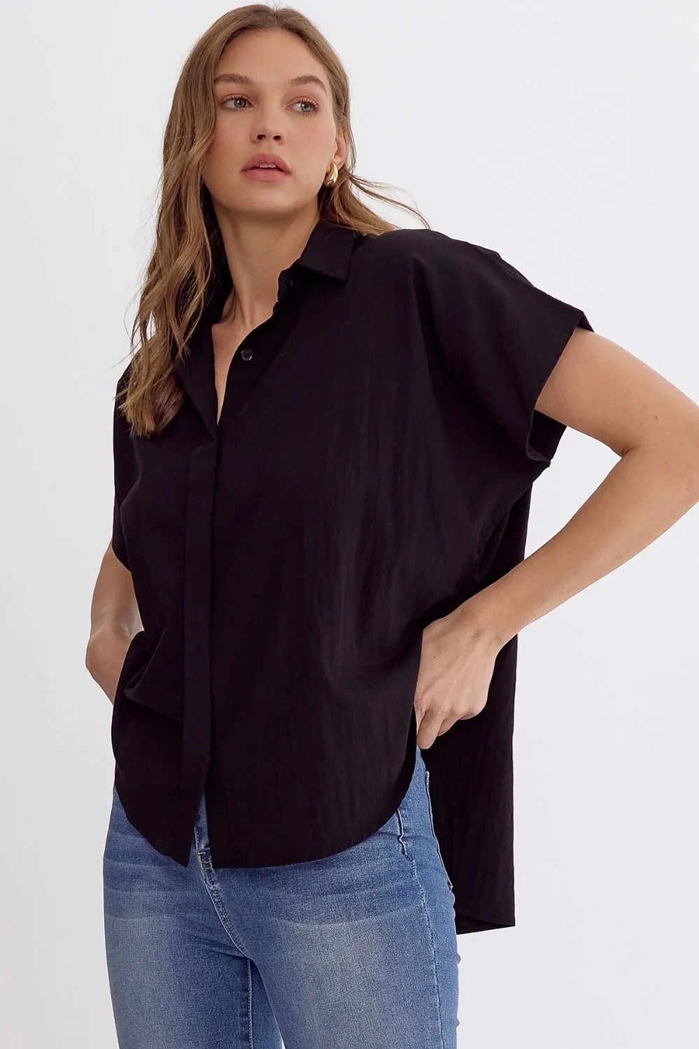 'Speak Now' Top - Black