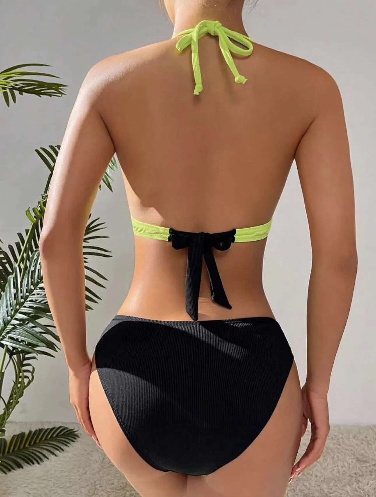 Split Swimsuit Women's Triangle Suit