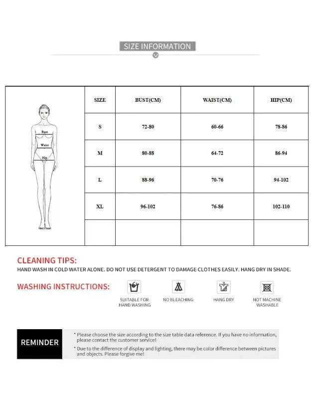Split Swimsuit Women's Triangle Suit
