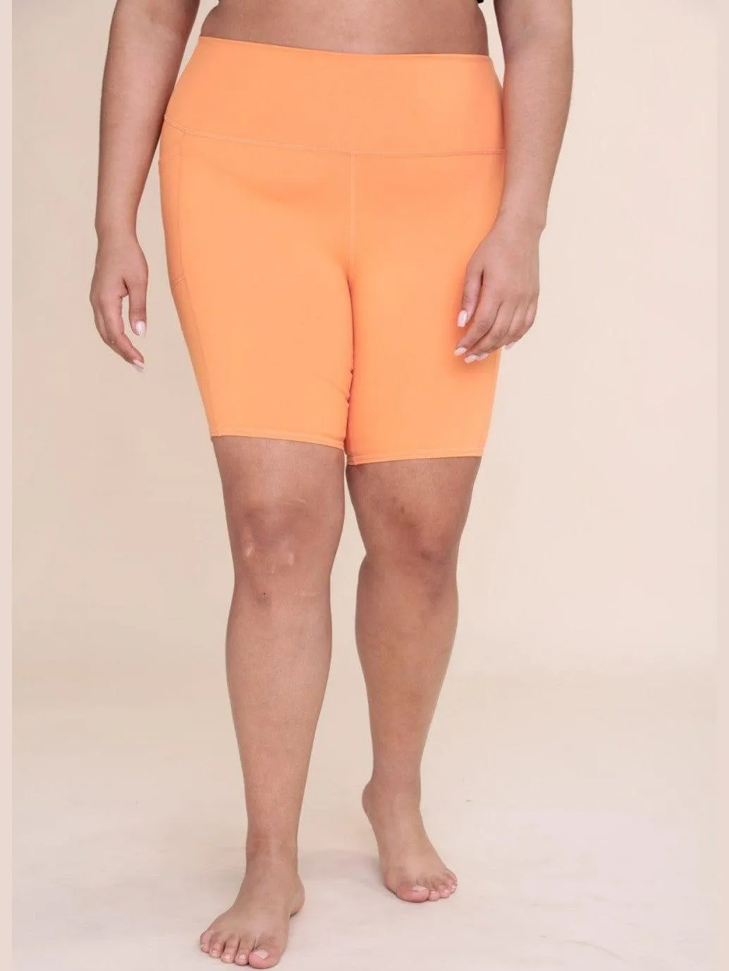 Tapered Band Essential Biker Shorts