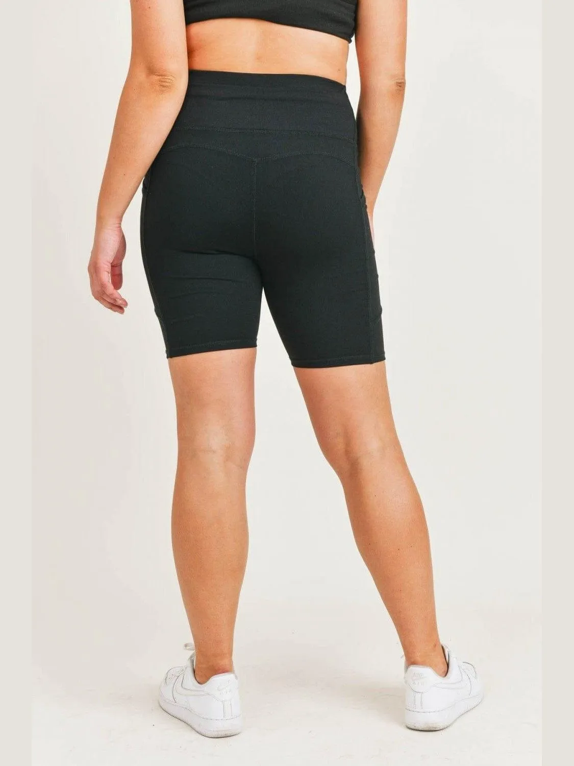 Tapered Band Essential Biker Shorts