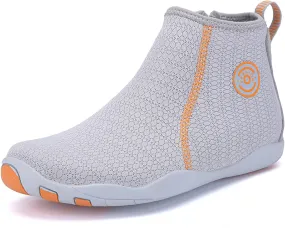 UMANPOO Women Water Shoes Men Barefoot Slip on Sneakers Swim Aqua Beach Running Walking Hiking Cycling Non Slip High Top