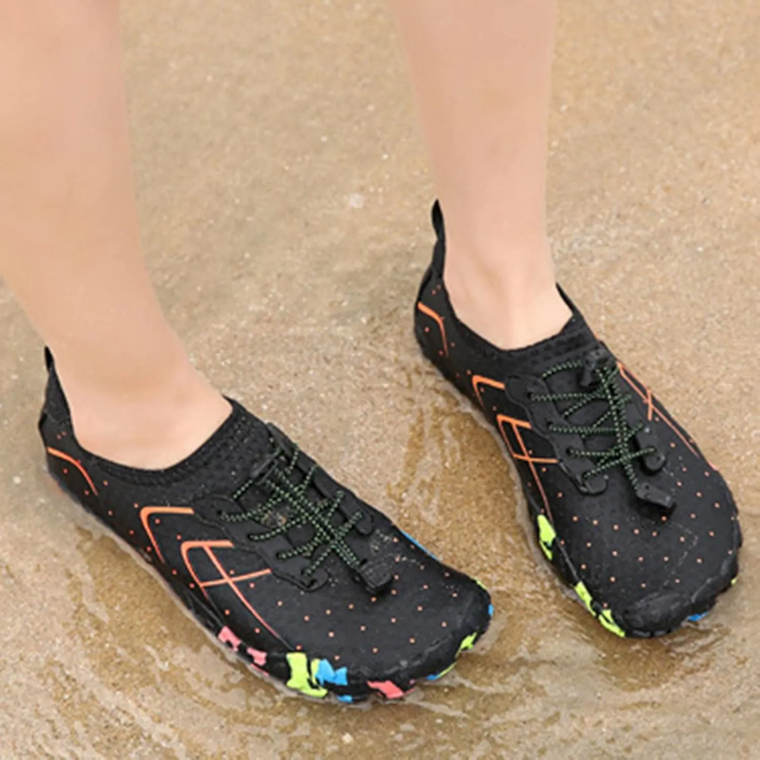 Water Shoes for Men Women Quick-Dry Slip On Snorkeling Shoes Grounded Barefoot Footwear Beach Wading Shoe