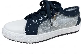 Women's Hollow Denim Mesh Shoes Breathable Lightweight Walking Shoes Outdoor Trainers Camping Trail Trekking Footwear