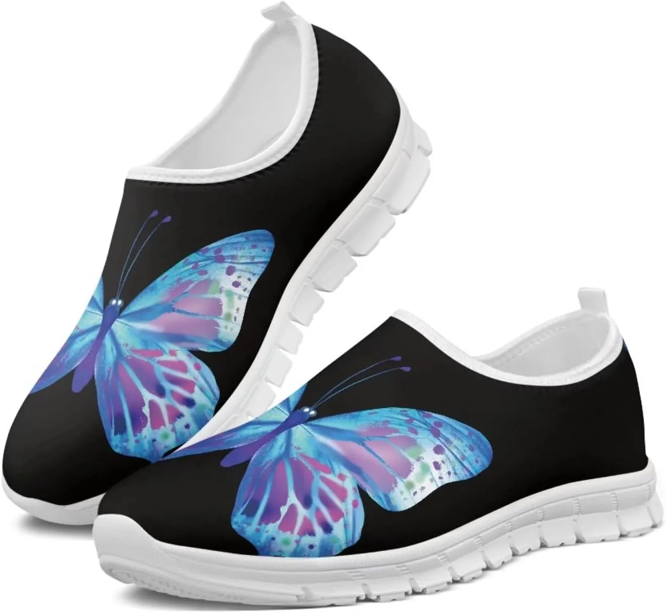 Women's Sneaker Casual Low Top Hiking Sneaker Lightweight Breathable Slip On Outdoor Soft Holiday Shoes for Womens