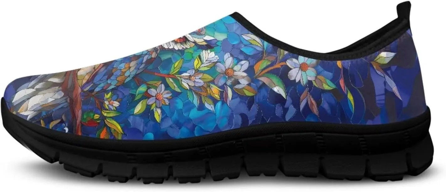 Women's Sneaker Casual Low Top Hiking Sneaker Outdoor Lightweight Breathable Slip On Soft Holiday Shoes for Womens