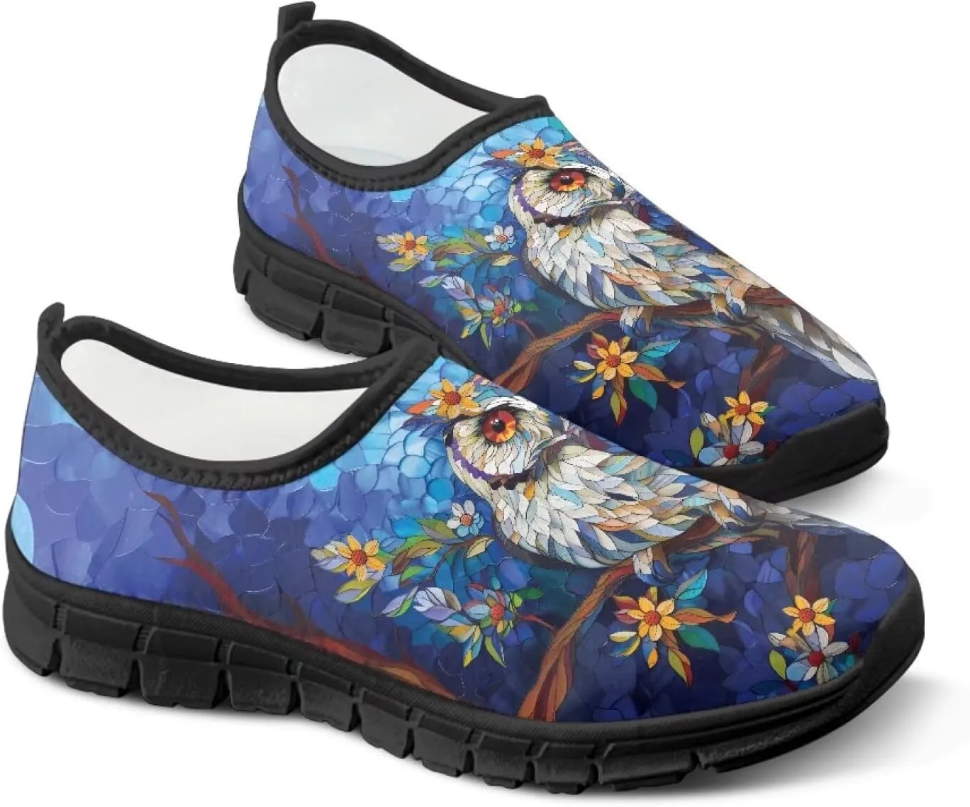 Women's Sneaker Casual Low Top Hiking Sneaker Outdoor Lightweight Breathable Slip On Soft Holiday Shoes for Womens