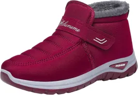 Women's Snow Boots with Heels Winter Boots for Ladies Non Slip Womens Fur Lined Ankle Boot Barefoot Shoes Grounded Footwear Hiking Platform Boots Men Mens Booties Winter