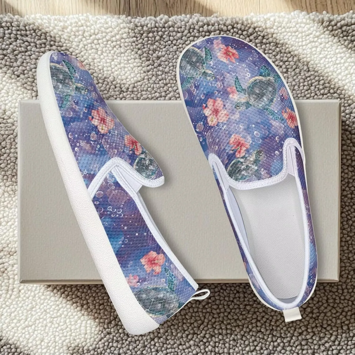 Womens Turtle Outdoor Loafer Casual Wedding Shoes Dress Flat Classic Leisure Driving Walking Shoes