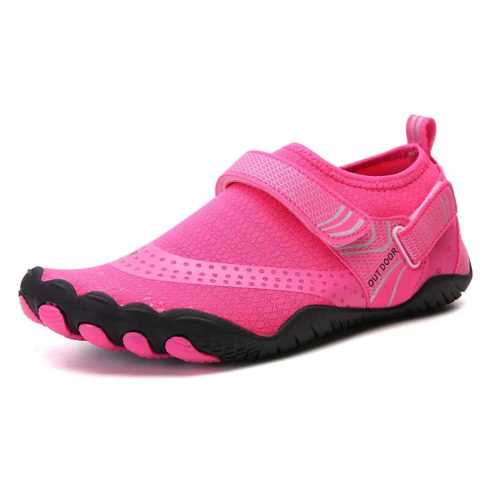 Women’s Water Shoes Barefoot Quick Dry Aqua Sports - Pink Size EU37 = US4