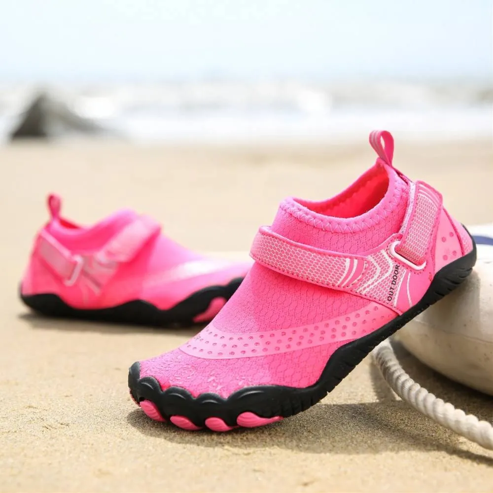 Women’s Water Shoes Barefoot Quick Dry Aqua Sports - Pink Size EU37 = US4